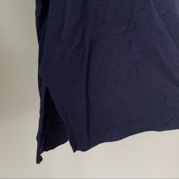 Anthropologie navy loose fit knit tee - Picture 5 of 7